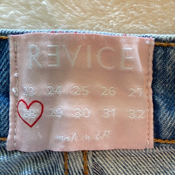 REVICE Ripped Denim Shorts - Picture 2 of 4
